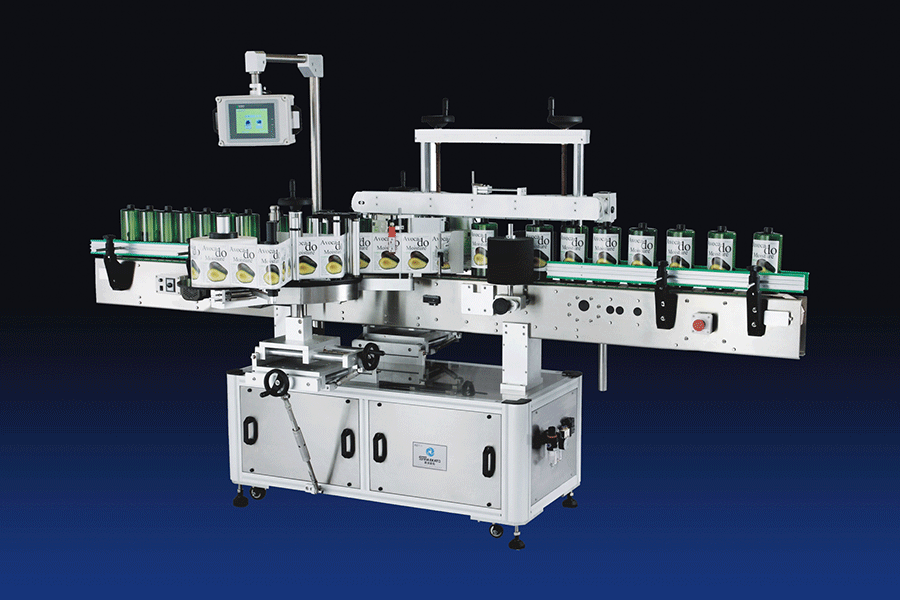 圓瓶定位&頂貼貼標機 圓瓶定位&頂貼貼標機